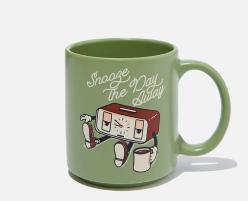 Green mug from Typo - gifts for university students