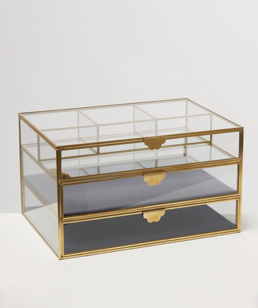 Jewellery storage box from Oliver Bonas. Gifts for uni students