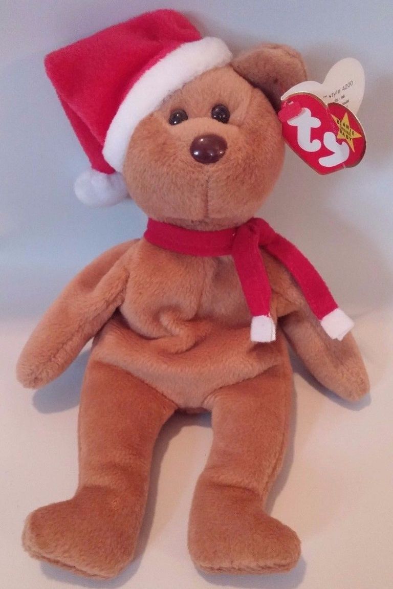 Holiday teddy Beanie Babies