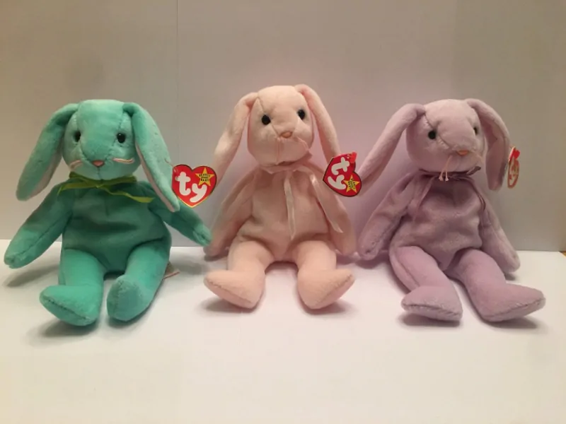 Beanie Baby bunnies