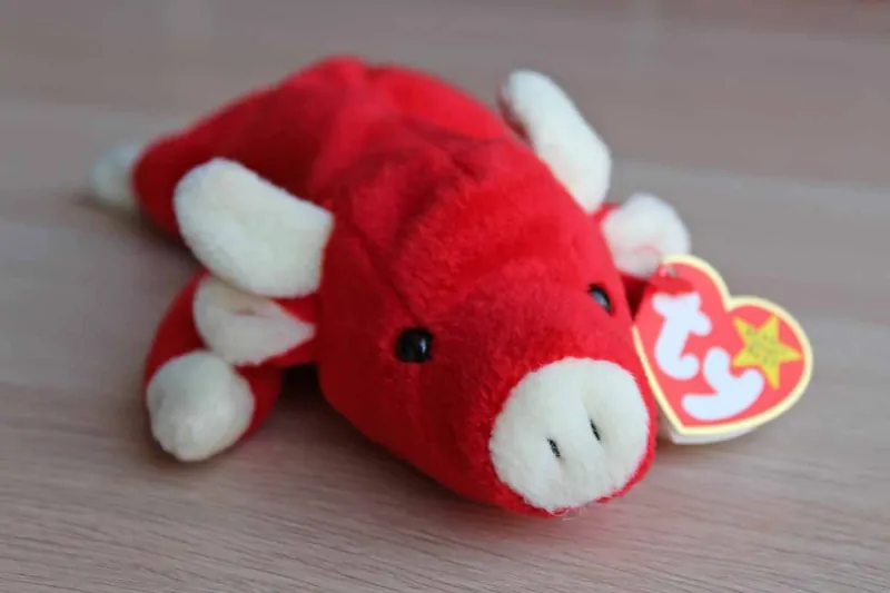 snort the red bull beanie babies the rarest beanie babies