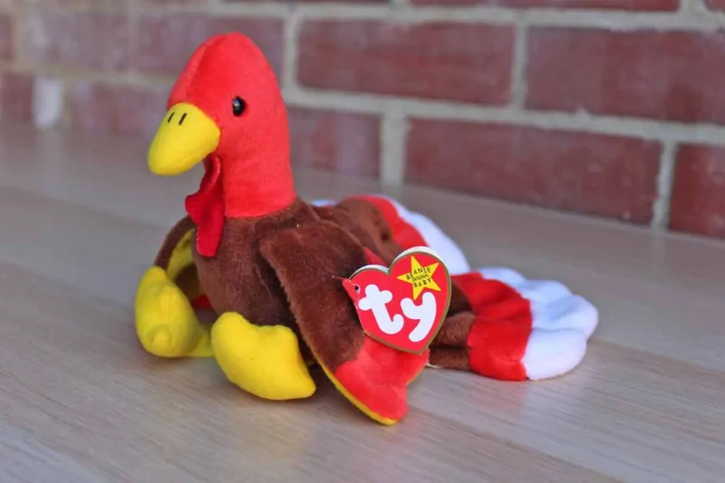 Gobbles the turkey rarest Beanie Babies