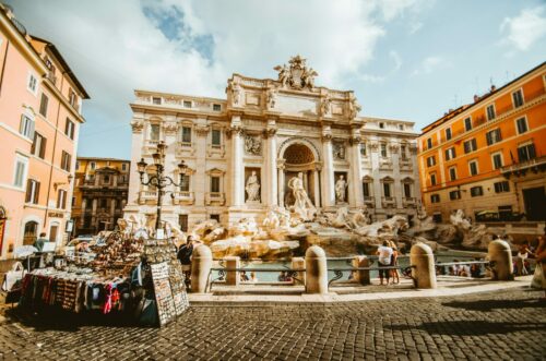 european city breaks - rome trevi fountain