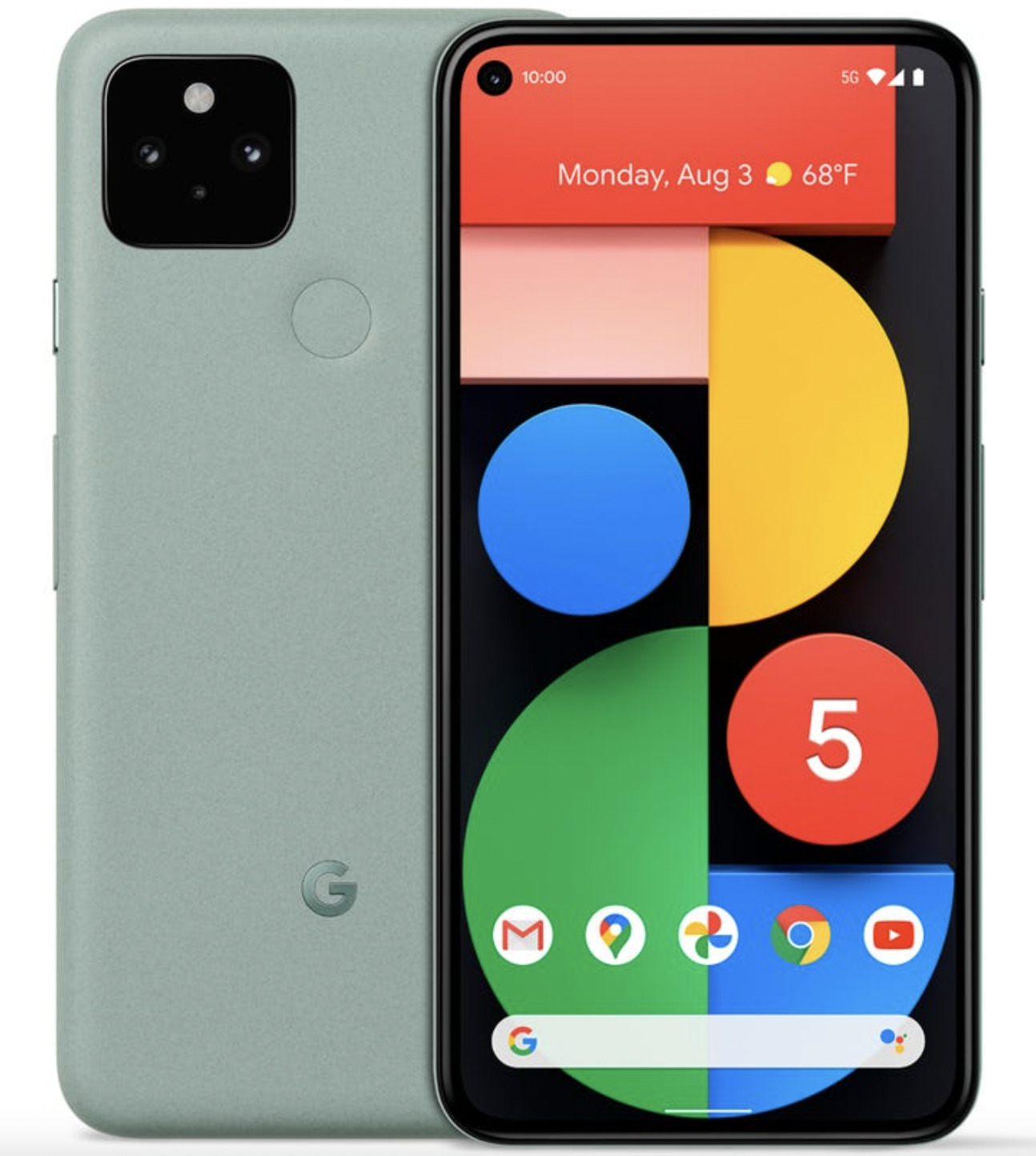 google pixel 5 small smartphone