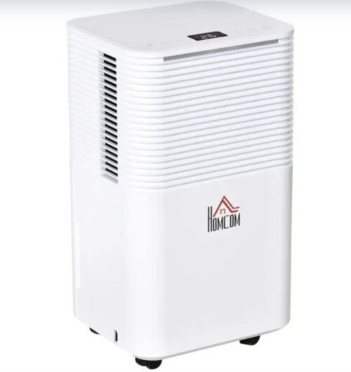 Homcom 12L/Day Portable Quiet Dehumidifier