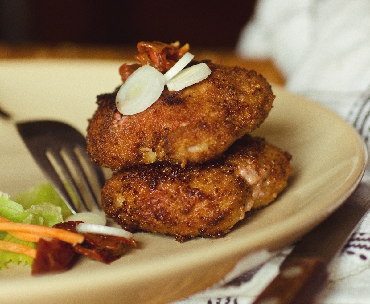 Sardine and tomato fishcakes