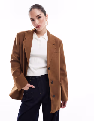 ASOS suede blazer