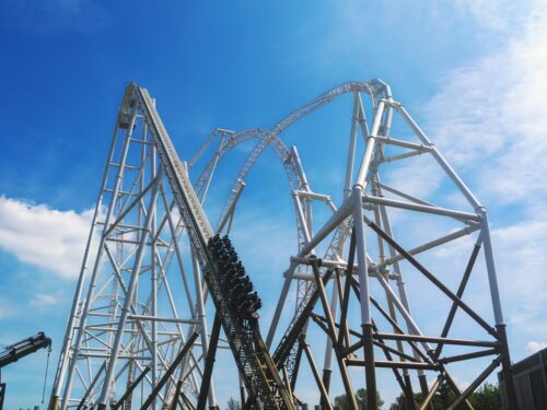 Hyperia ride at thorpe park - fastest rollercoasters in the uk