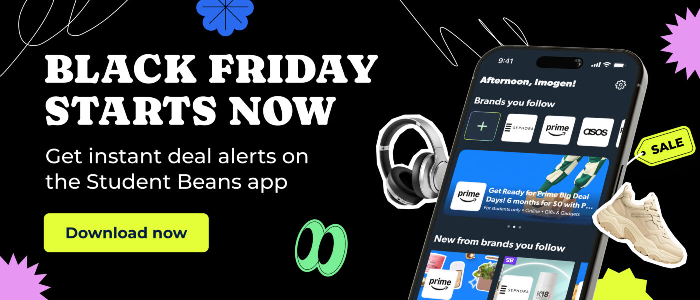 Black Friday student beans download app