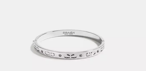 Signature Hinged Bangle coach student discount
