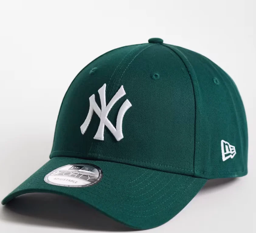 New Era NY Yankees 9forty essential cap in dark green