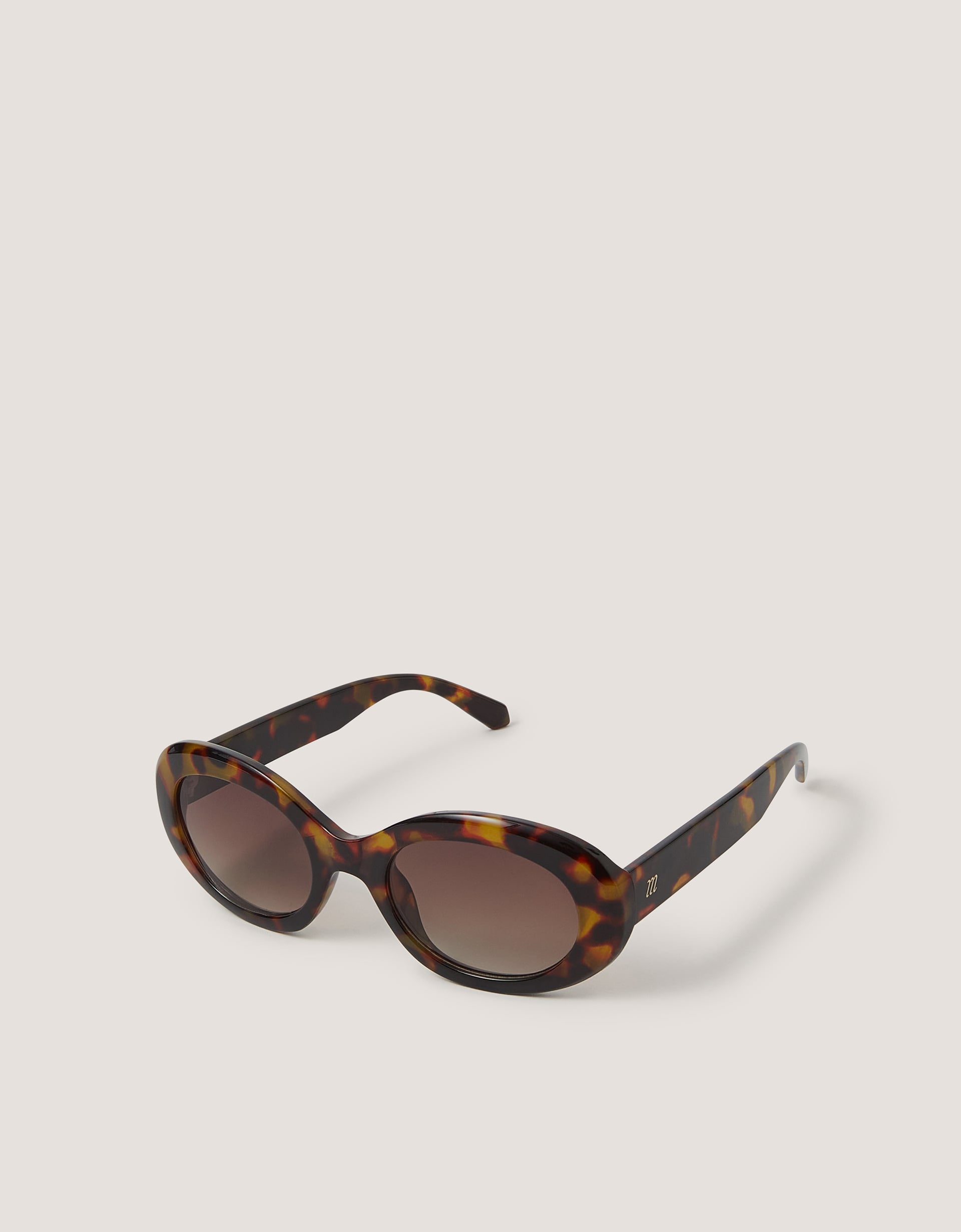 Tort Oval Sunglasses