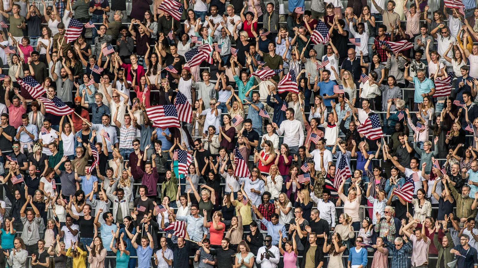 fans at a football game
